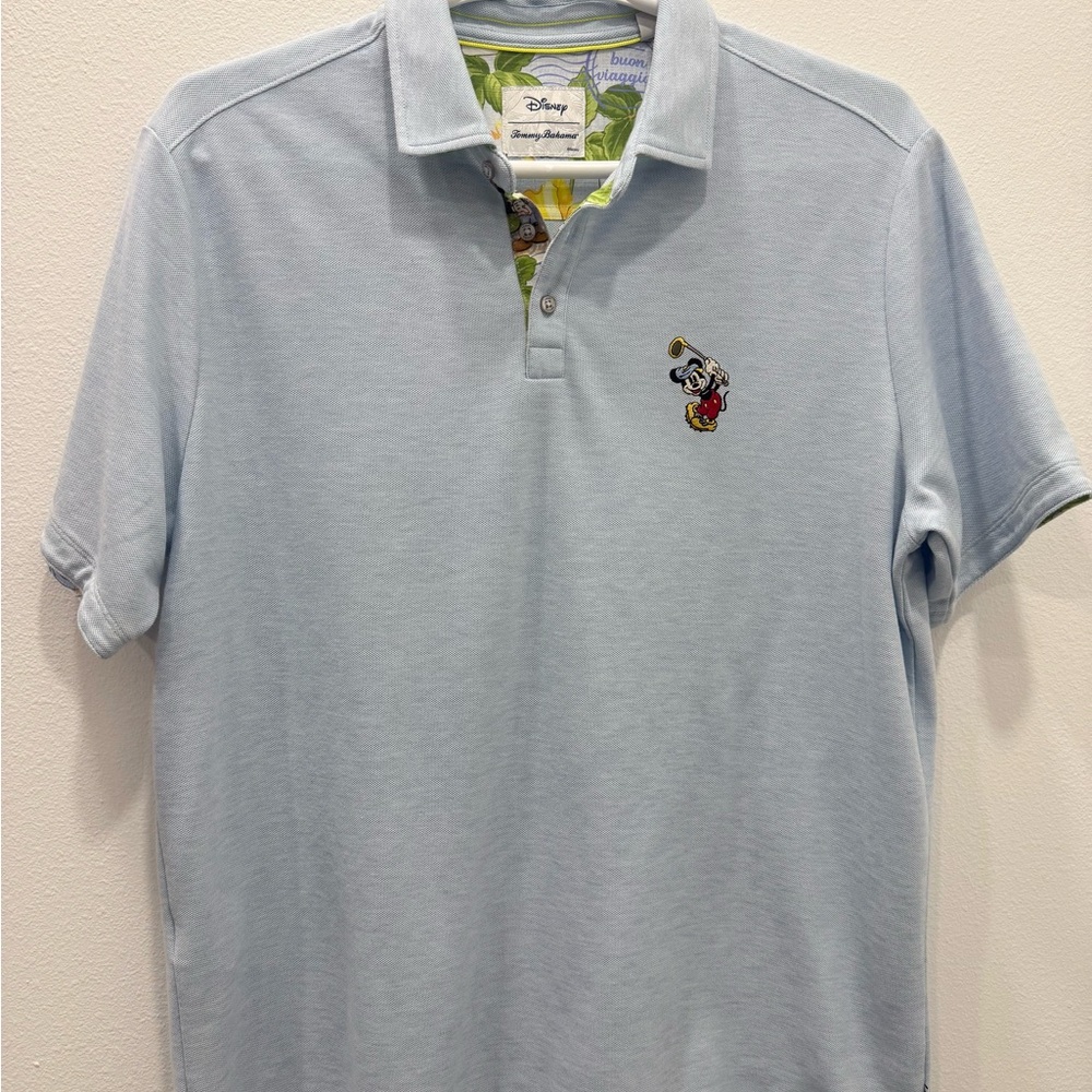 Tommy Bahama Disney Postcard to Paradise Five O'Clock men’s Polo size XL